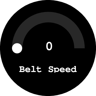 Belt Speed screen
