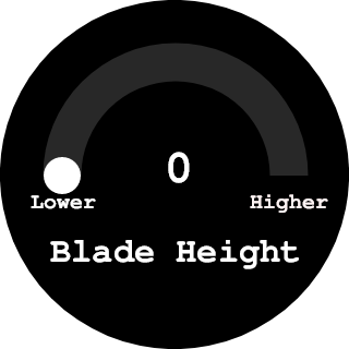 Blade Height screen