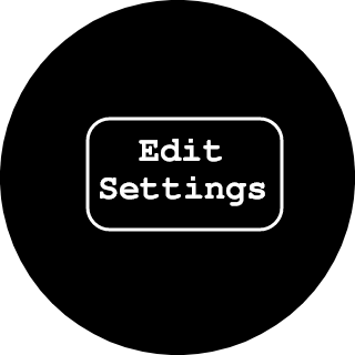Edit Settings screen