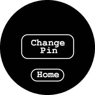 Change Pin screen