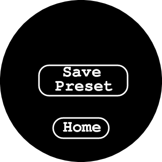 Save Preset screen