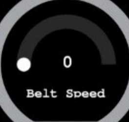 Belt Speed screen
