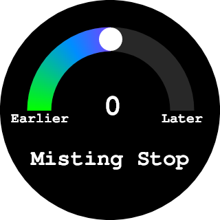 Misting Stop screen