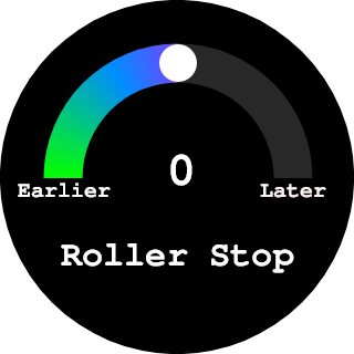 Roller Stop screen