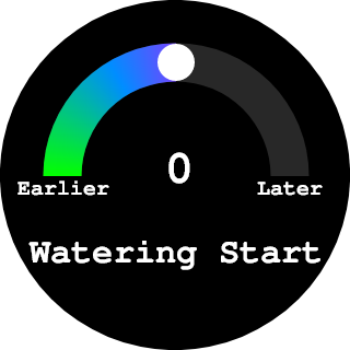 Watering Start screen